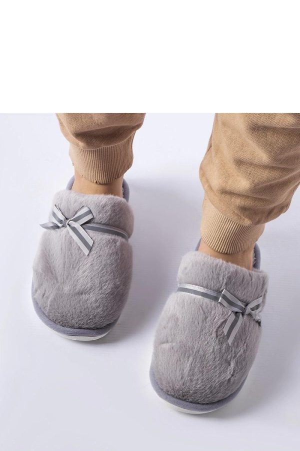 Grey Slippers..Fabric and Sole Height