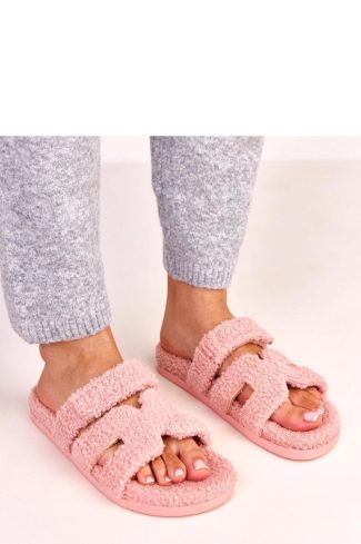 1109759 Pink Slippers in Slippers For Women with Fabric, Footbed and Sole Height