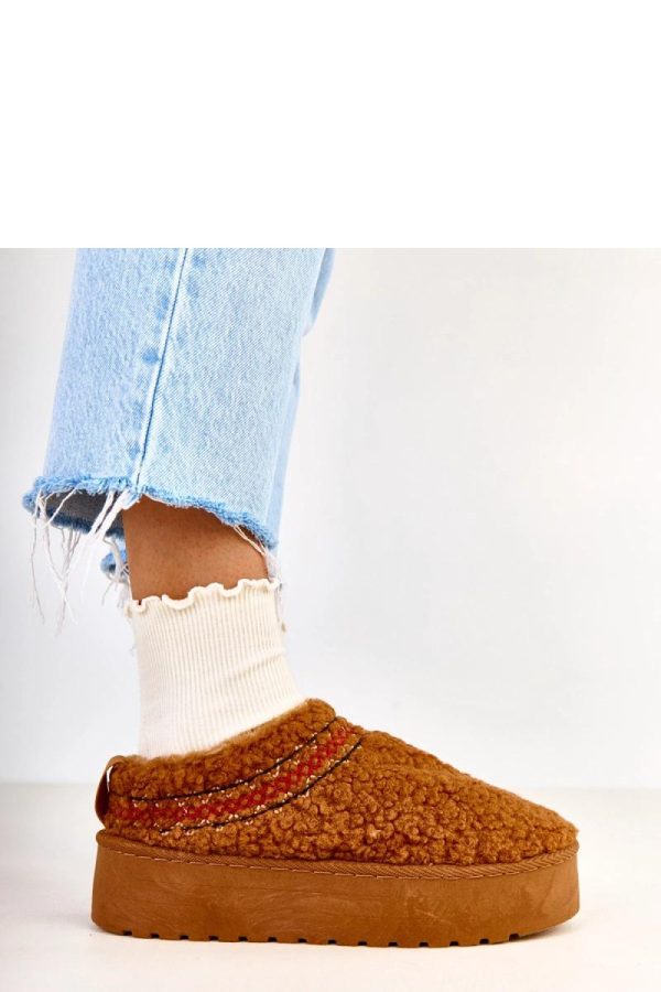 Brown Snow Boots.Fabric, Footbed and Platform Height