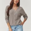 Brown Cardigan in Cardigans For Women, Ponchos with Acrylic, Alpaca, Spandex, Polyamide and Wool