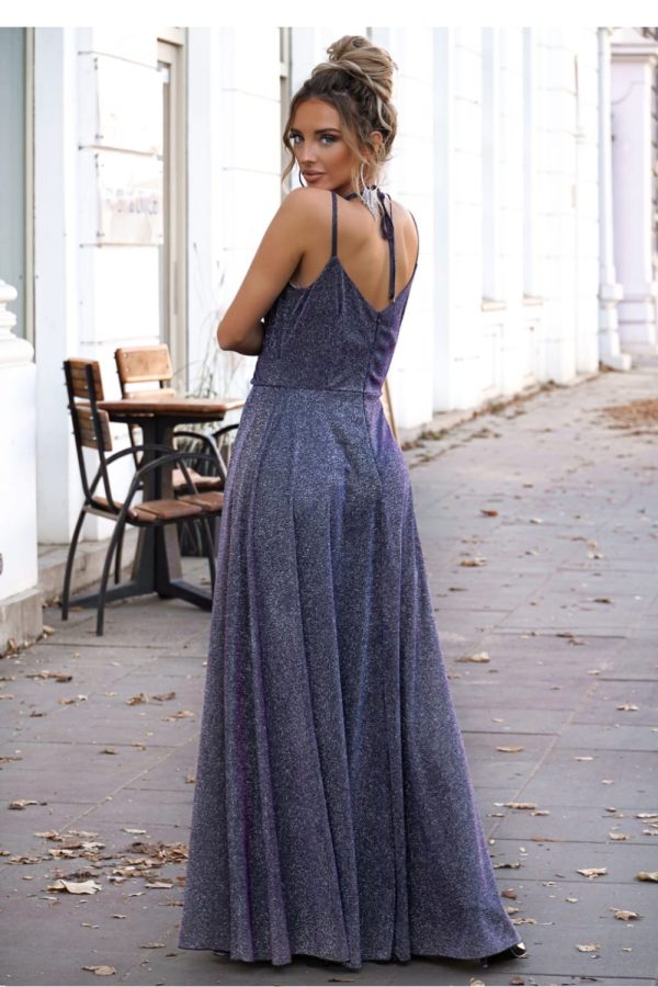 Multicolor Long Dress in Evening Dresses with Cotton, Spandex and Polyester