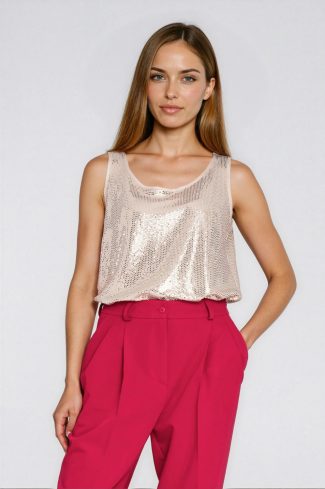 beige Blouse model 223285 Nife