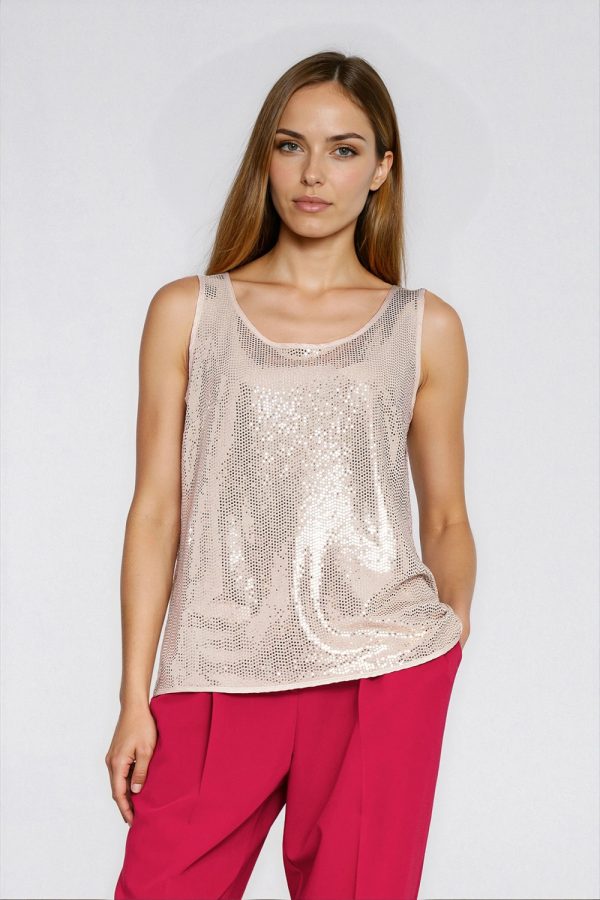beige Blouse model 223285 Nife