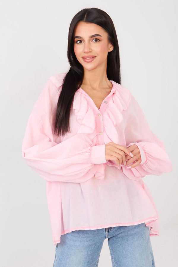 Pink Blouse 5 in Cotton