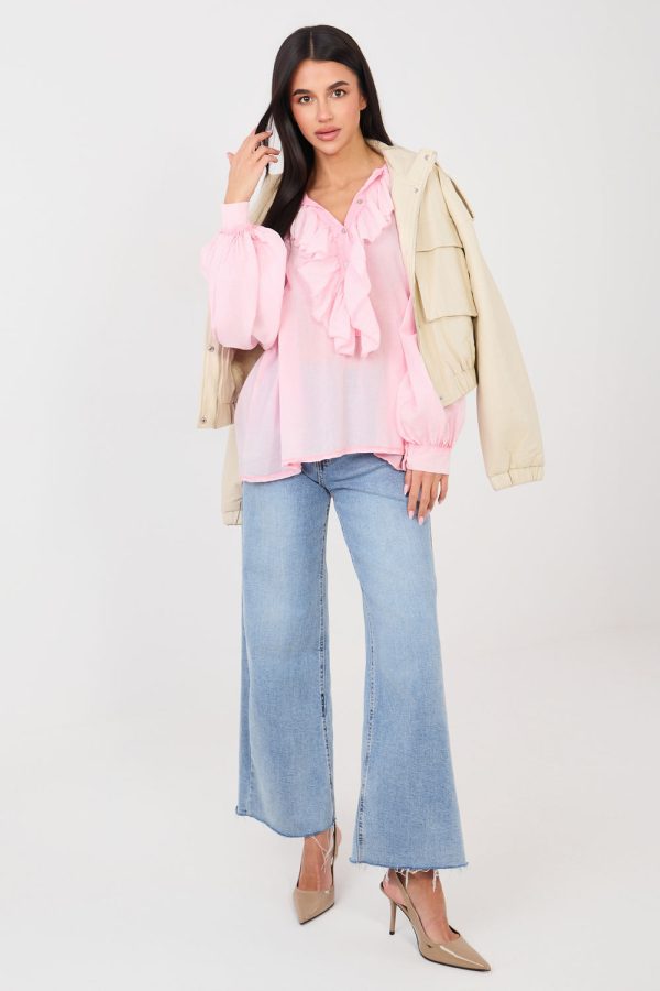 Pink Blouse 5 in Cotton