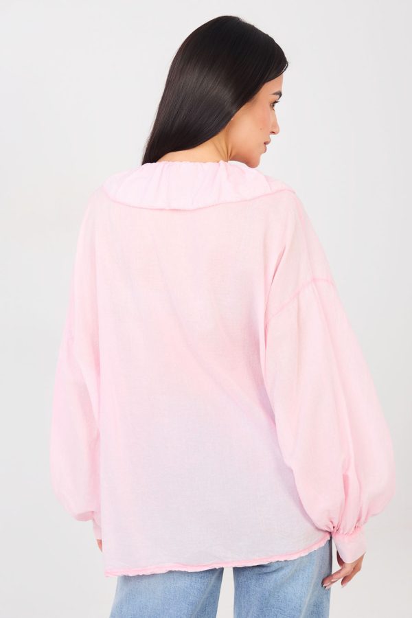 Pink Blouse 5 in Cotton