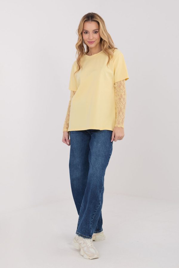 yellow Blouse model 223337 Italy Moda