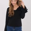 1110469 black Blouse model 223348 Italy Moda