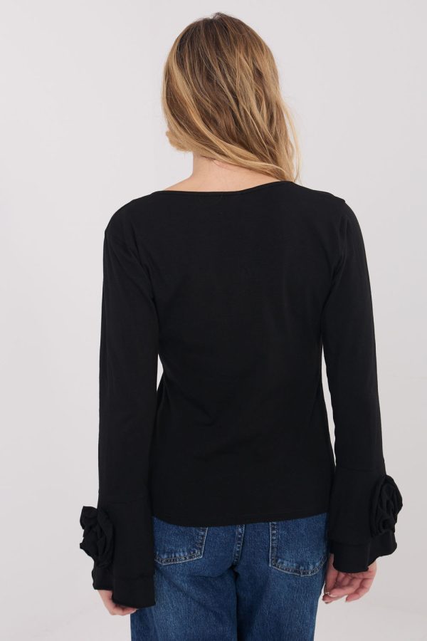 black Blouse model 223348 Italy Moda
