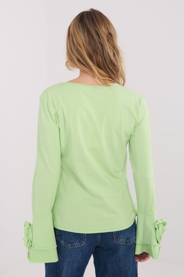 green Blouse model 223350 Italy Moda