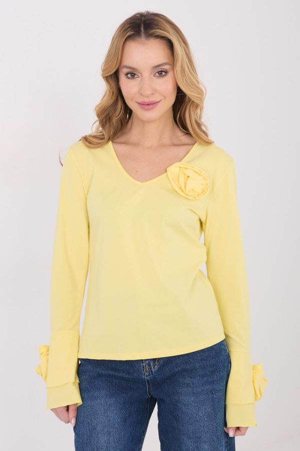 yellow Blouse model 223353 Italy Moda
