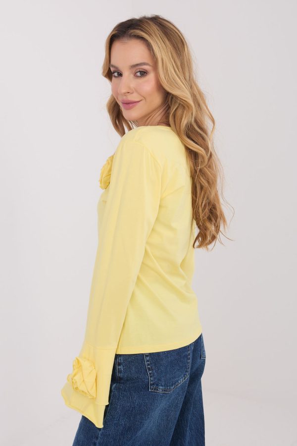 yellow Blouse model 223353 Italy Moda