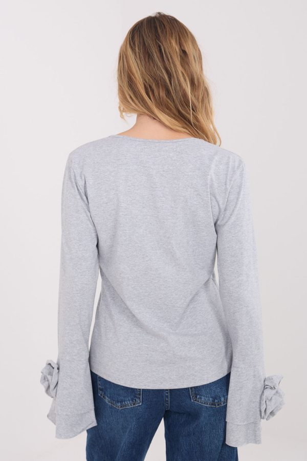 grey Blouse model 223355 Italy Moda