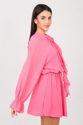 Pink Cocktail Dress in Formal Dresses, Cocktail Dresses with Spandex, Polyester and Viscose