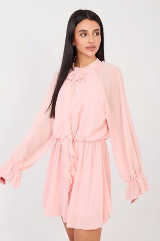 Pink Cocktail Dress in Formal Dresses, Cocktail Dresses with Spandex, Polyester and Viscose