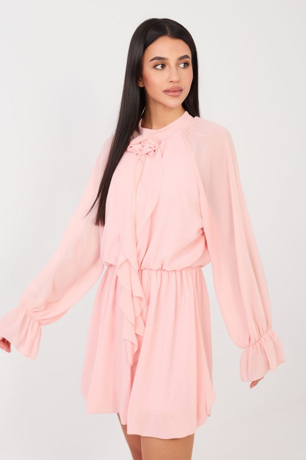 Pink Cocktail Dress in Formal Dresses, Cocktail Dresses with Spandex, Polyester and Viscose