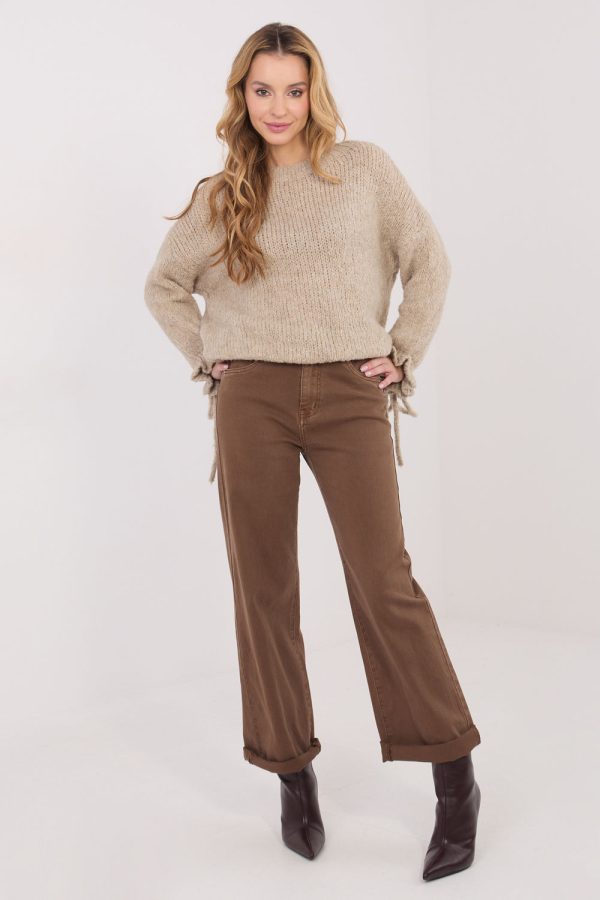 beige Jumper model 223401 Italy Moda