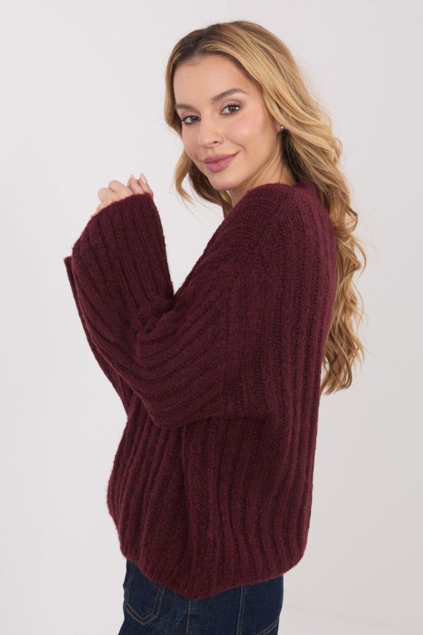Red Jumper in Sweaters, Pullovers, Jumpers, Turtlenecks, Boleros, Shrugs with Polyacrylic, Polyamide, Viscose and Wool