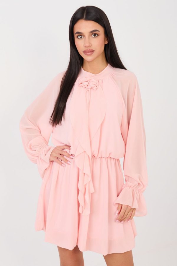 Pink Cocktail Dress in Formal Dresses, Cocktail Dresses with Spandex, Polyester and Viscose