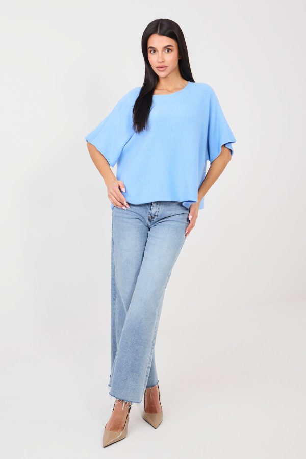 blue Jumper model 223441 Italy Moda