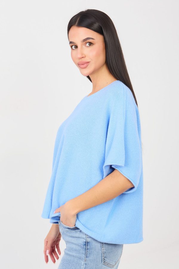 blue Jumper model 223441 Italy Moda