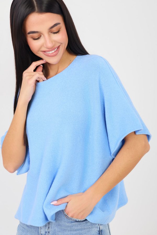 blue Jumper model 223441 Italy Moda