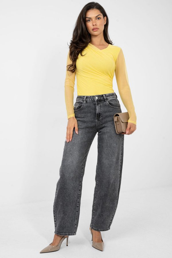 Yellow Shapewear Body in Shapewear Bodies For Women with Spandex and Polyester