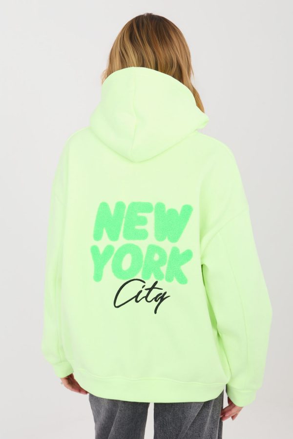Green Sweatshirt in Sweatshirts For Women with Cotton and Polyester