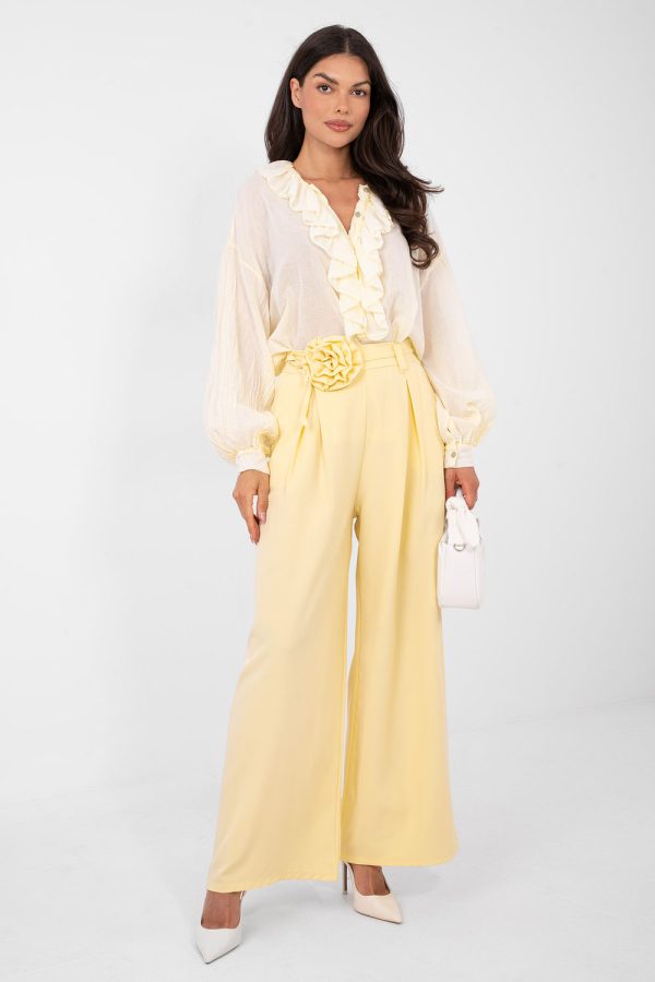 Yellow Blouse in Women`s Blouses, Tunics with Cotton