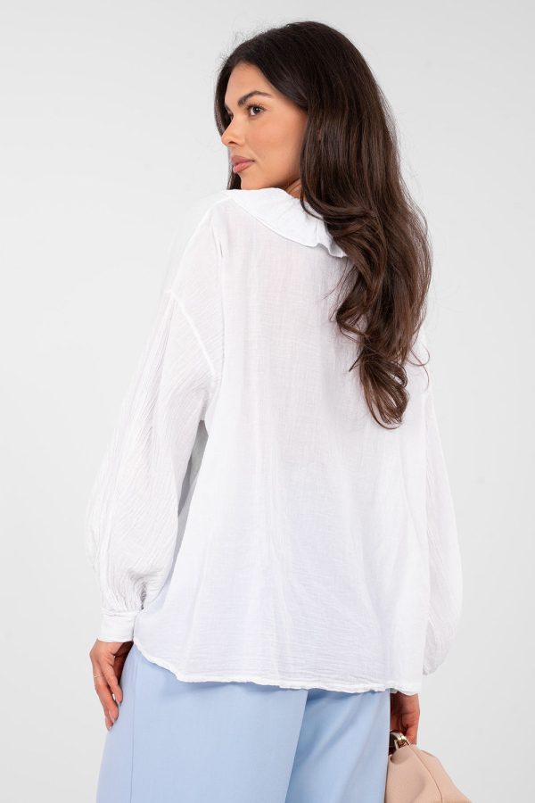 White Blouse 7 in Cotton