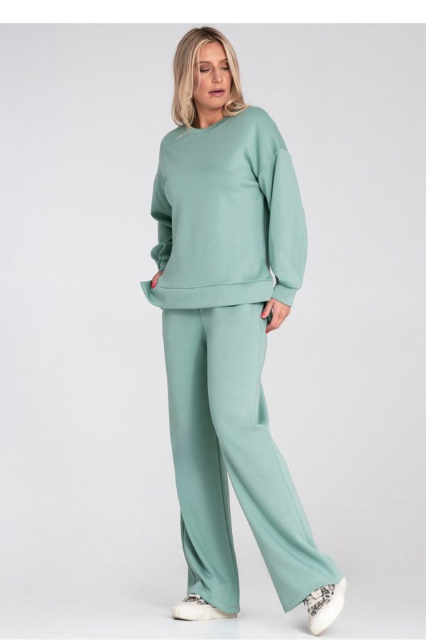 green Sweatshirt model 223539 Figl