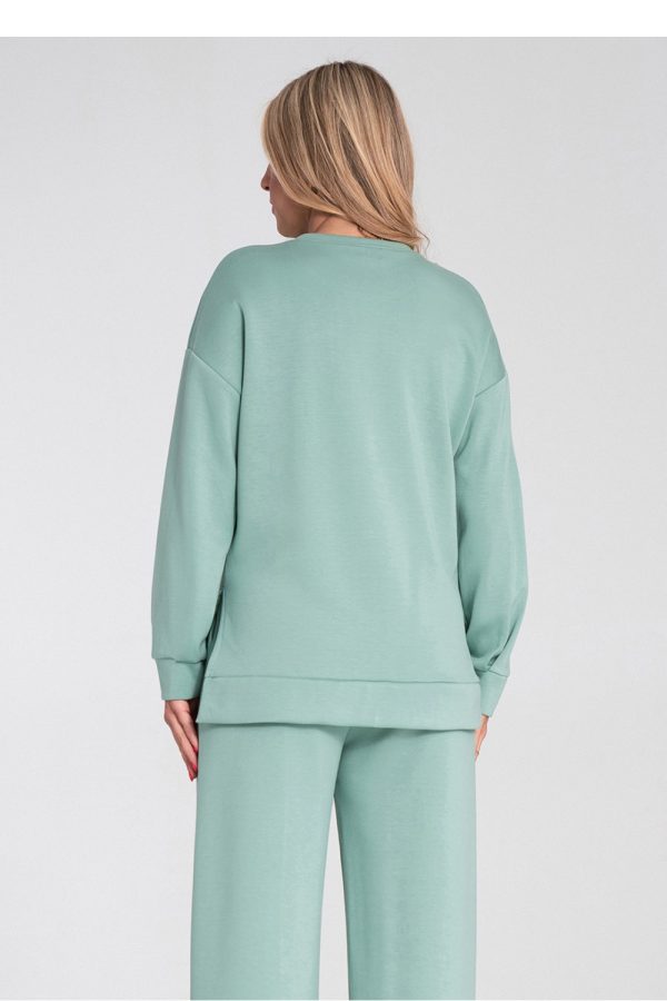 green Sweatshirt model 223539 Figl