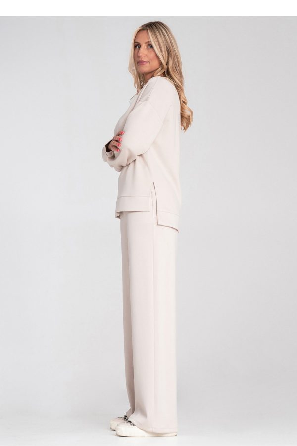 beige Sweatshirt model 223540 Figl