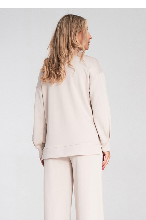 beige Sweatshirt model 223540 Figl
