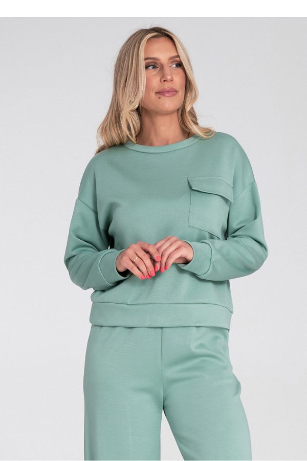 green Sweatshirt model 223542 Figl