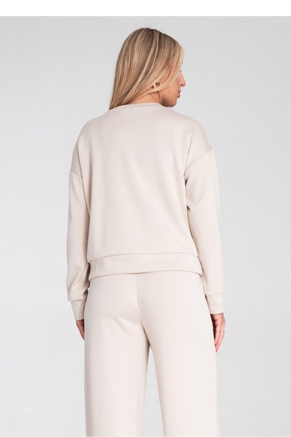 beige Sweatshirt model 223544 Figl