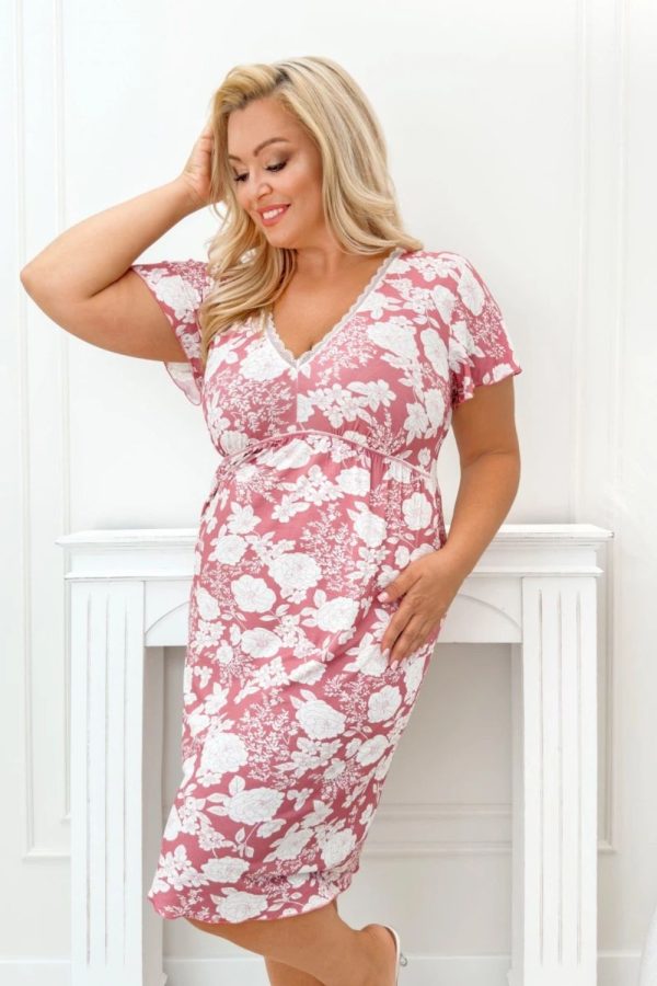 pink Plus Size Nightgown model 223562 Donna