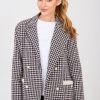 Black Jacket in Jackets, Vests For Women with Cotton