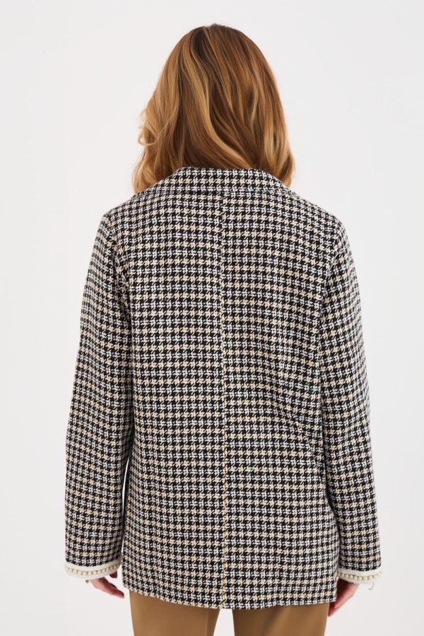 Black Jacket in Jackets, Vests For Women with Cotton