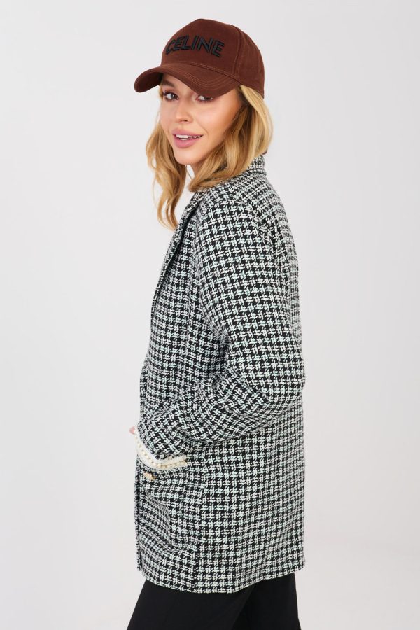Black Jacket in Jackets, Vests For Women with Cotton