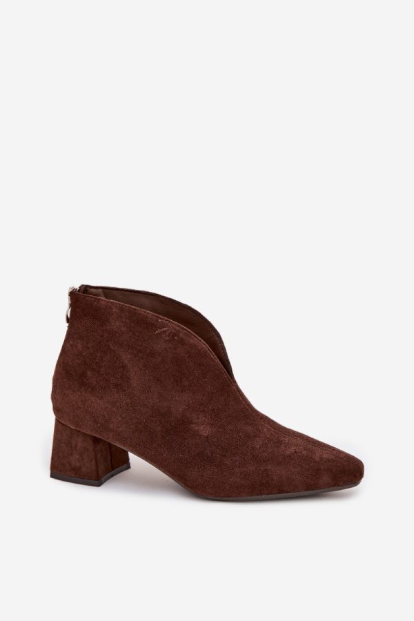brown Heel boots model 223589 Step in style