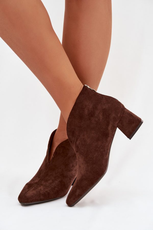 brown Heel boots model 223589 Step in style