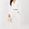 1111482 Beige Set in Pants, Trousers, Shorts with Spandex, Polyester and Viscose