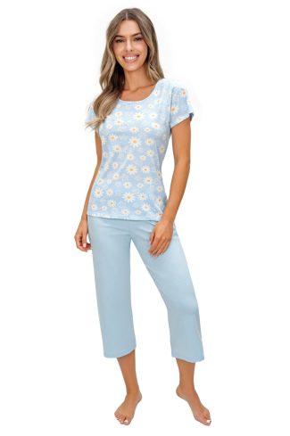 Blue Pyjama in Women`s Pyjamas, Sleepwear Sets with Cotton