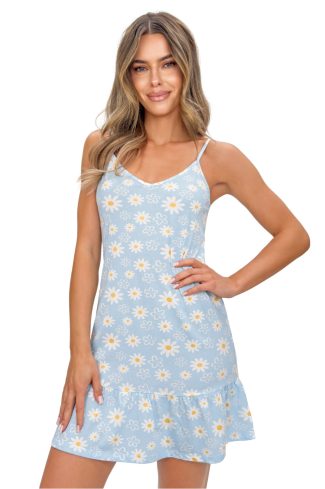Blue Nightshirt in Nightgowns, Nighties, Sleep Shirts with Cotton