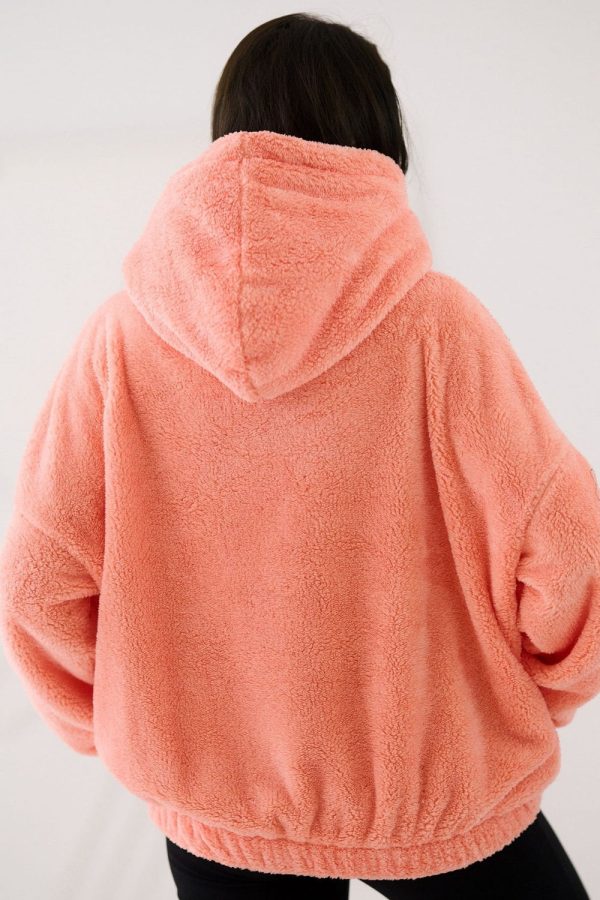 Pink Sweatshirt in Sweatshirts For Women with Polyester