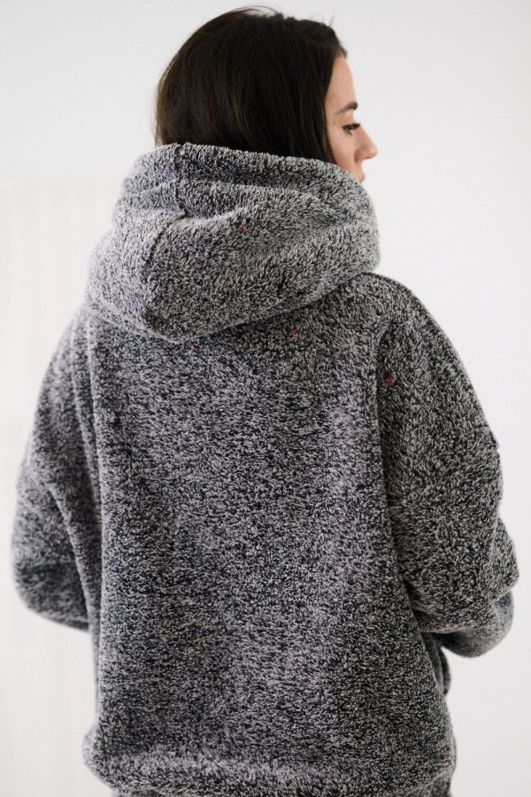 Grey Sweatshirt in Sweatshirts For Women with Polyester