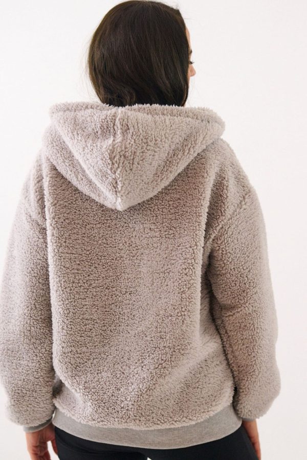 Grey Sweatshirt in Sweatshirts For Women with Polyester