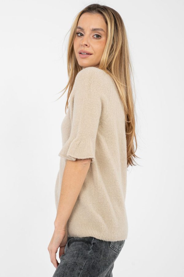 beige Jumper model 223745 Italy Moda