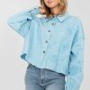Blue Denim Jacket in Women`s Coats, Jackets with Cotton